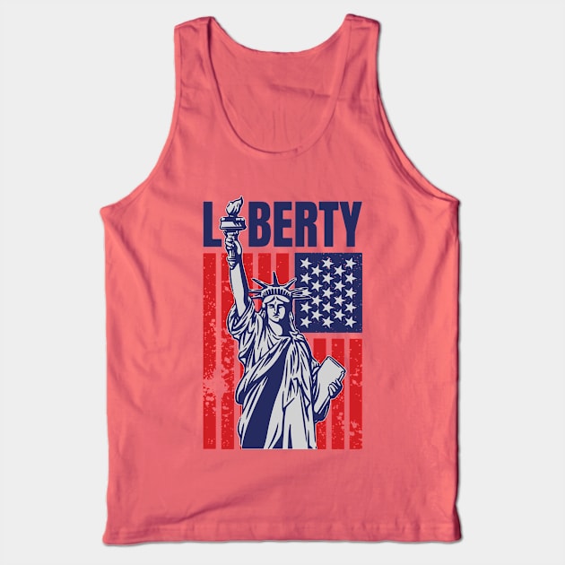 Liberty of USA Tank Top by Yurko_shop